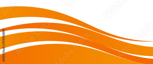 Vector orange line background curve element with white space for text and message design, overlapping layers, vector.eps 10