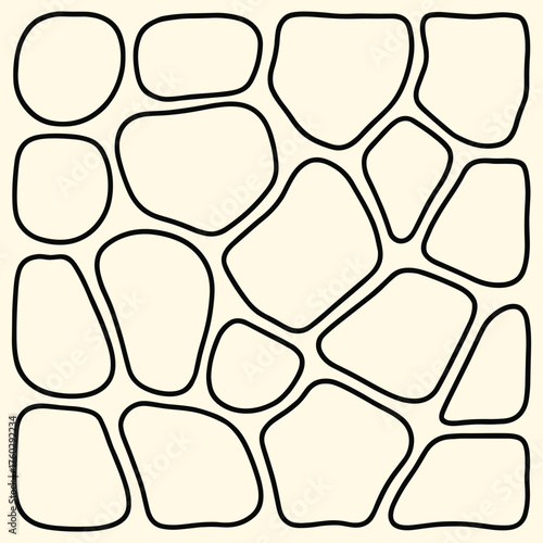 Organic Stone Pattern – Abstract Pebble Background