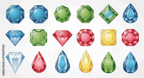 Sparkling Gemstones A Colorful Collection of Precious Gems