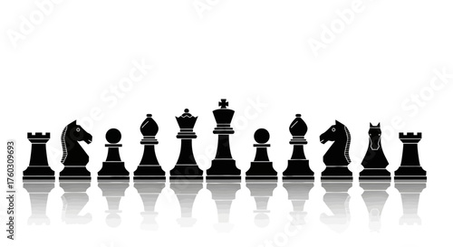 Chess Pieces A Strategic Display of Skill and Intellect in a Classic Game