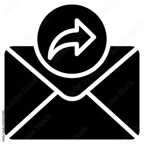Forward Message  Icon Element For Design