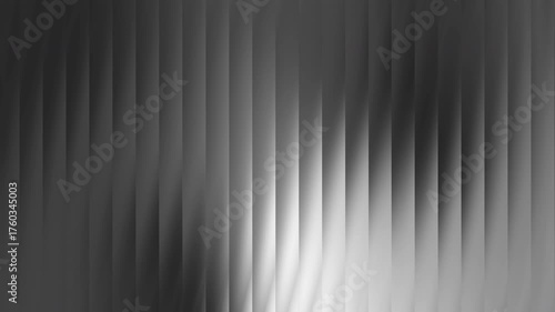 A dynamic horizontal motion graphic featuring abstract wavy lines creating a sleek, flowing surface with a visual fractal effect on a dark gray gradient.