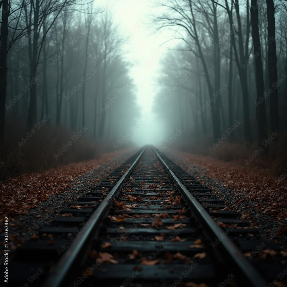 Fototapeta premium road in the fog