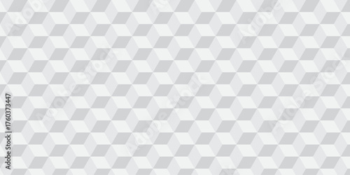 white creative cubes decoration triangle wall and wallpaper textile vector square tile, mosaic endless repeat hexagon block texture background.	