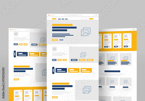 Responsive Website Wireframe Template