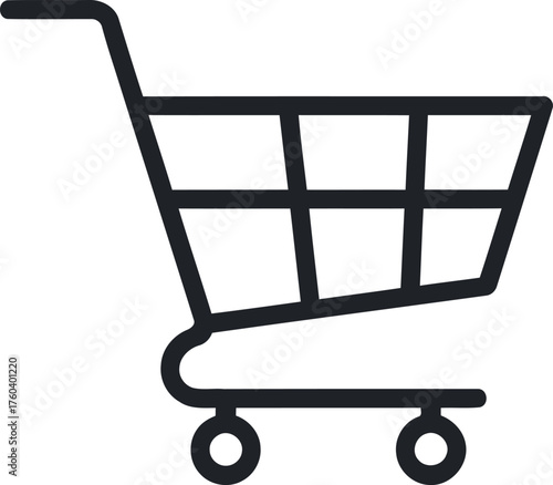 Shopping Cart Icon Outline trolley commerce