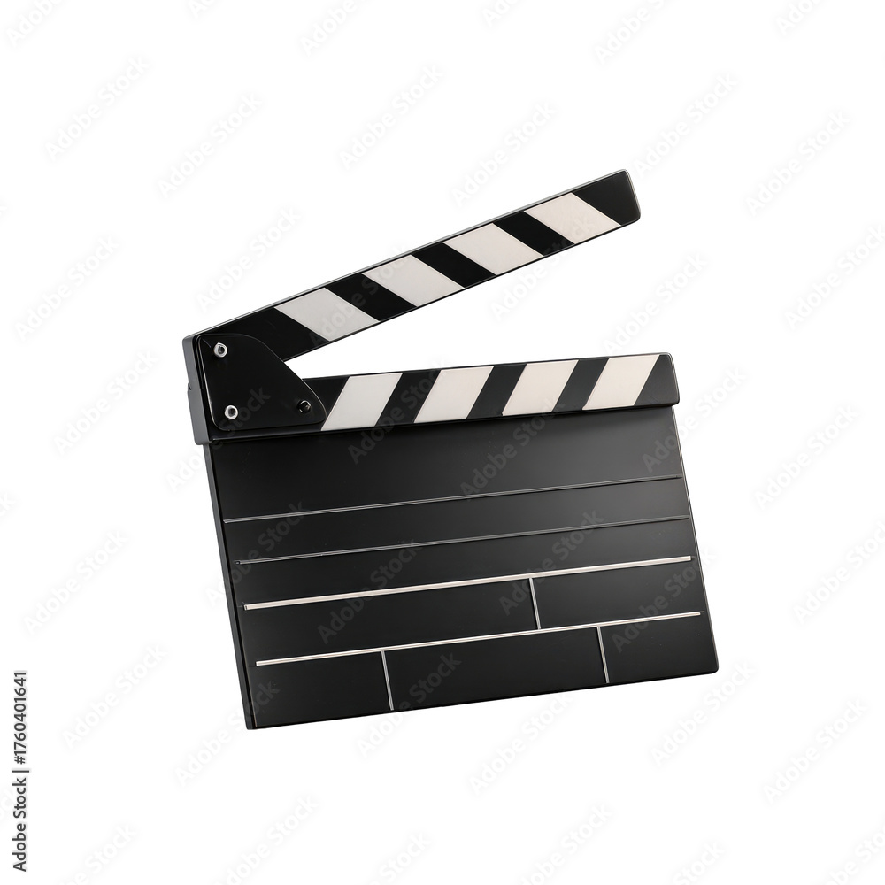 Fototapeta premium Black and white movie clapperboard