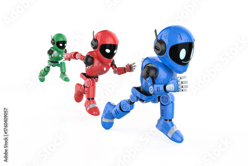 Assistant ai robots run in competition