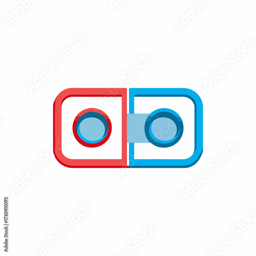 Monoline Flat Toggle Off Icon Design
