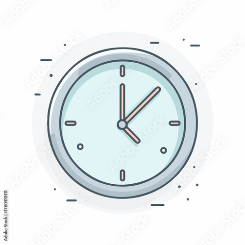 Sleek Time Organization Icon Design