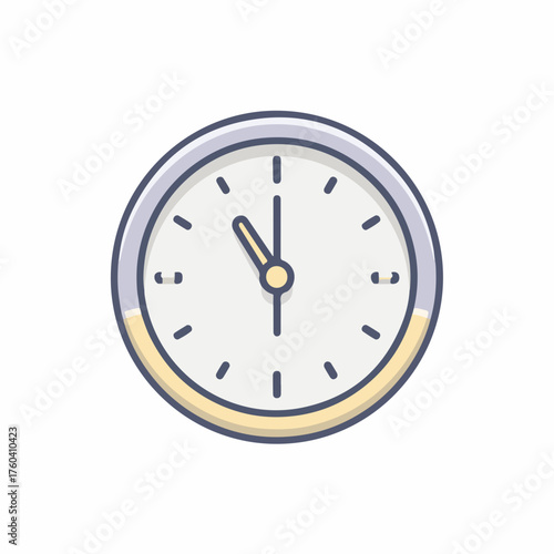 Sleek Time Management Icon Design