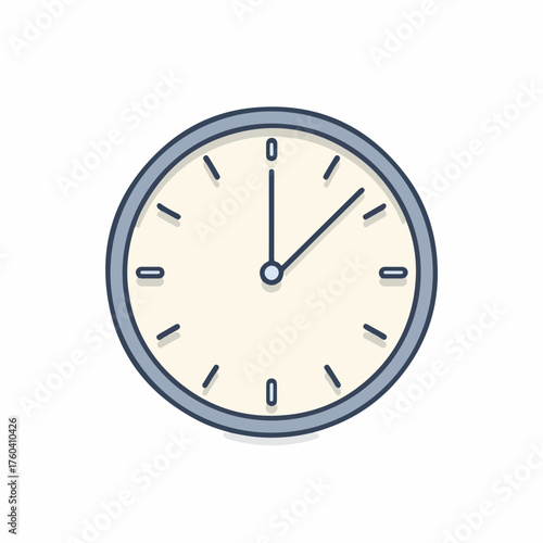 Efficient Time Management Minimal Icon Design