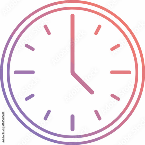 Sleek Time Management Icon Design