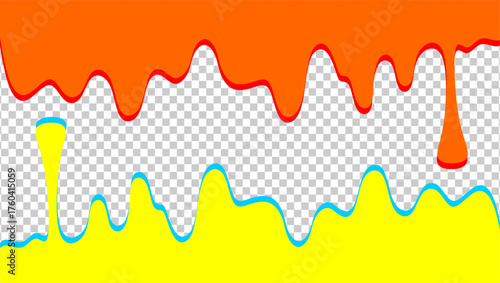 Paint drips illustration on transparent background.
Wavy paint drip illustration. Dripping paint illustration. 
Illustration of wavy paint dripping. Illustration of wavy paint dripping on transparent.