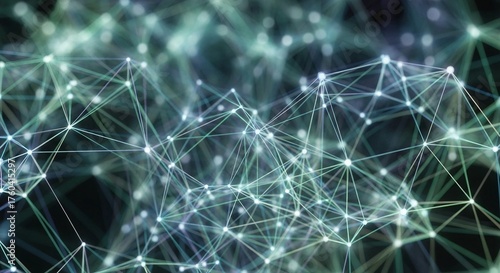 Abstract network background with connecting dots and lines