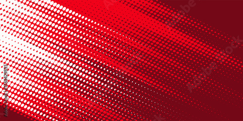 Vector sparkling dots or halftone sparkling pattern texture Pop Art Style Background. Halftone White and Red on background. EPS 10