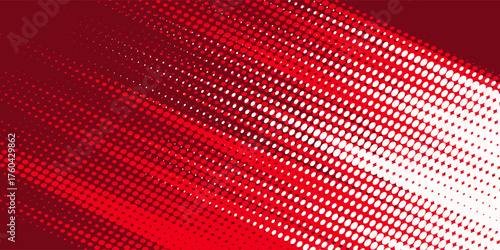 Vector sparkling dots or halftone sparkling pattern texture Pop Art Style Background. Halftone White and Red on background. EPS 10