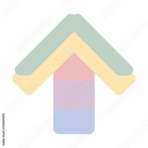 Minimalist Style Upload Icon Simple Design