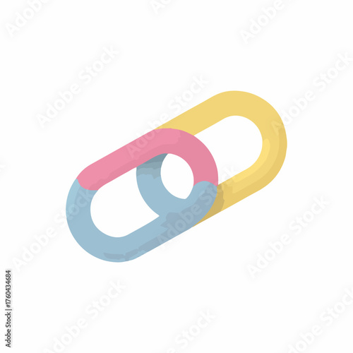 Minimalist UI Link Icon Vector Design
