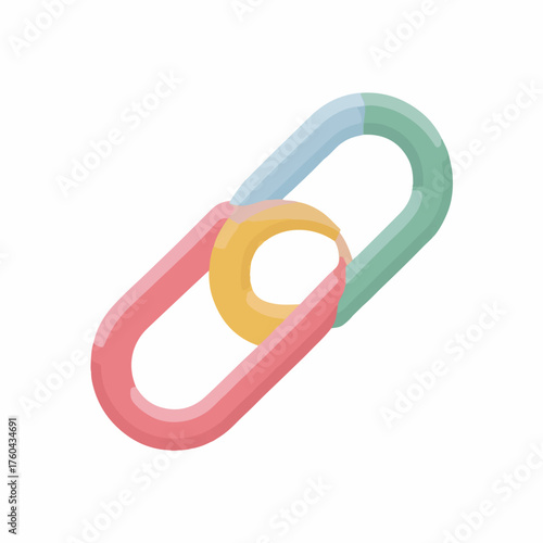Sleek UI Link Minimalist Vector Icon