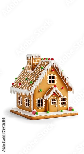 Gingerbread House Delight - A Festive Holiday Treat.