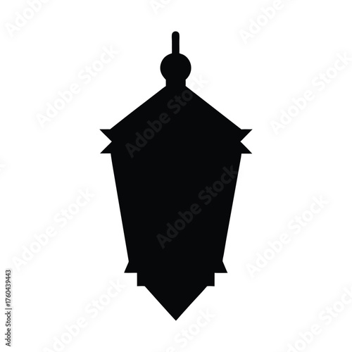 Traditional Egyptian Fanous Lantern Decoration on White Background