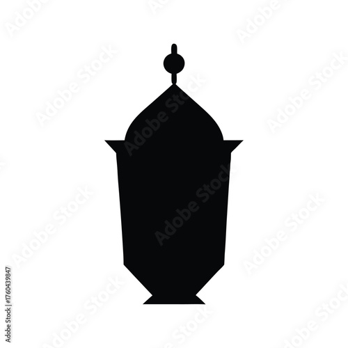 Traditional Egyptian Fanous Lantern Decoration on White Background