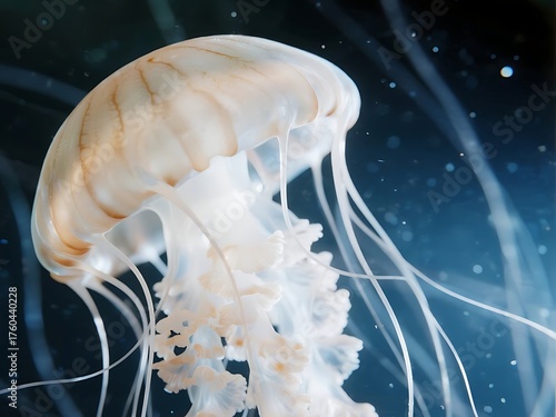 jelly fish in the aquarium