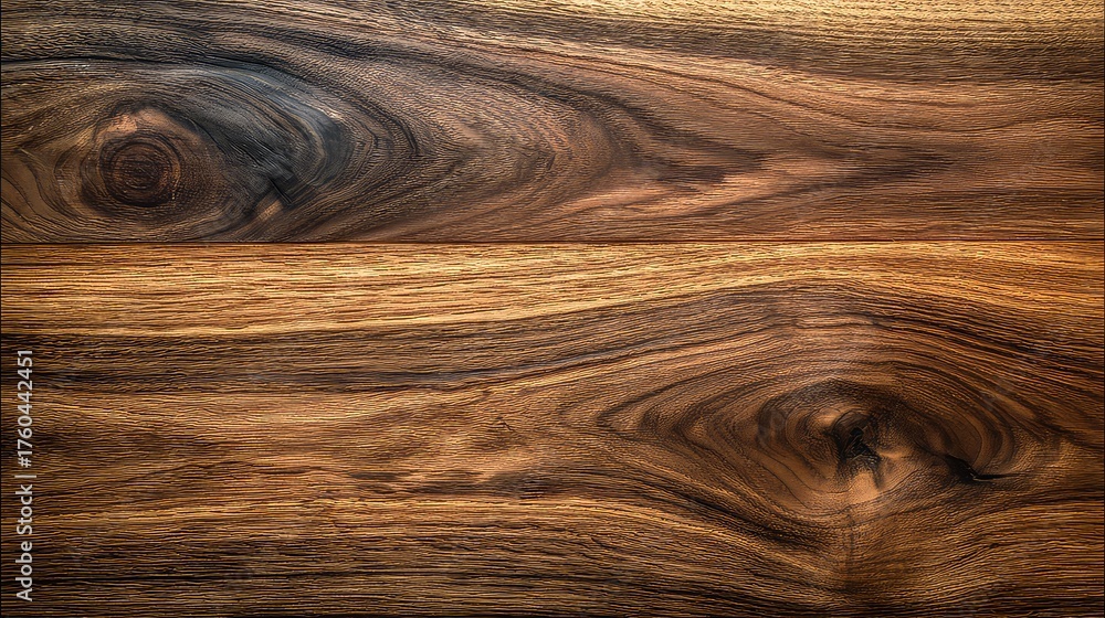 Fototapeta premium Natural Wood Grain Background with Rich Brown Tones and Unique Patterns Ideal for Textures and Nature-Themed Designs