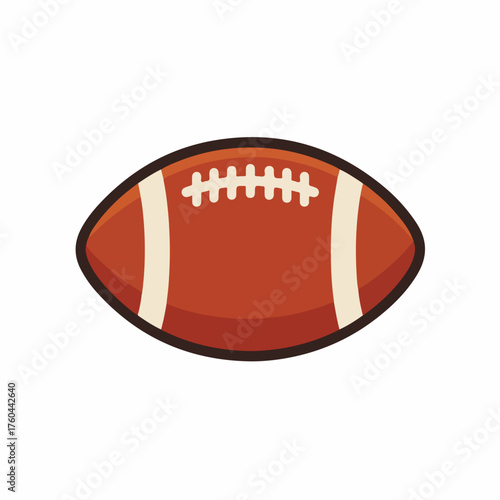 Sleek Football Icon Design