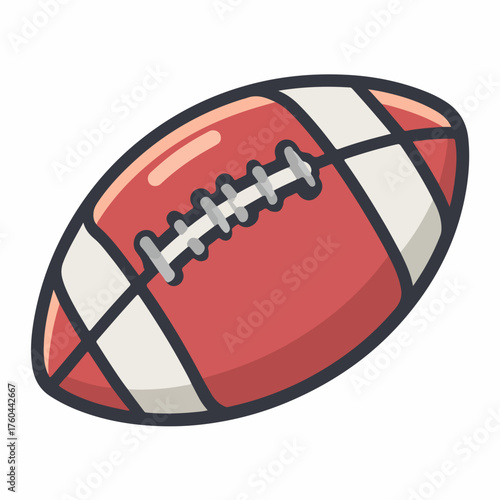 Sleek Football Icon Design