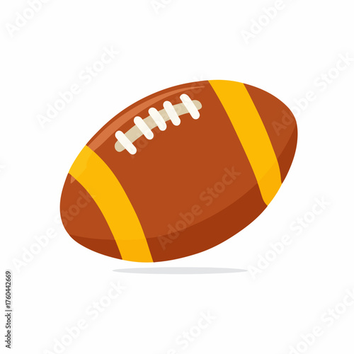 Sleek Football Icon Design Element
