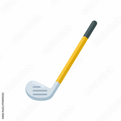 Minimal Golf Club Icon in Flat Style