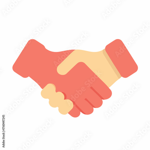 Wallpaper Mural Minimalistic Handshake Vector Icon Design Torontodigital.ca