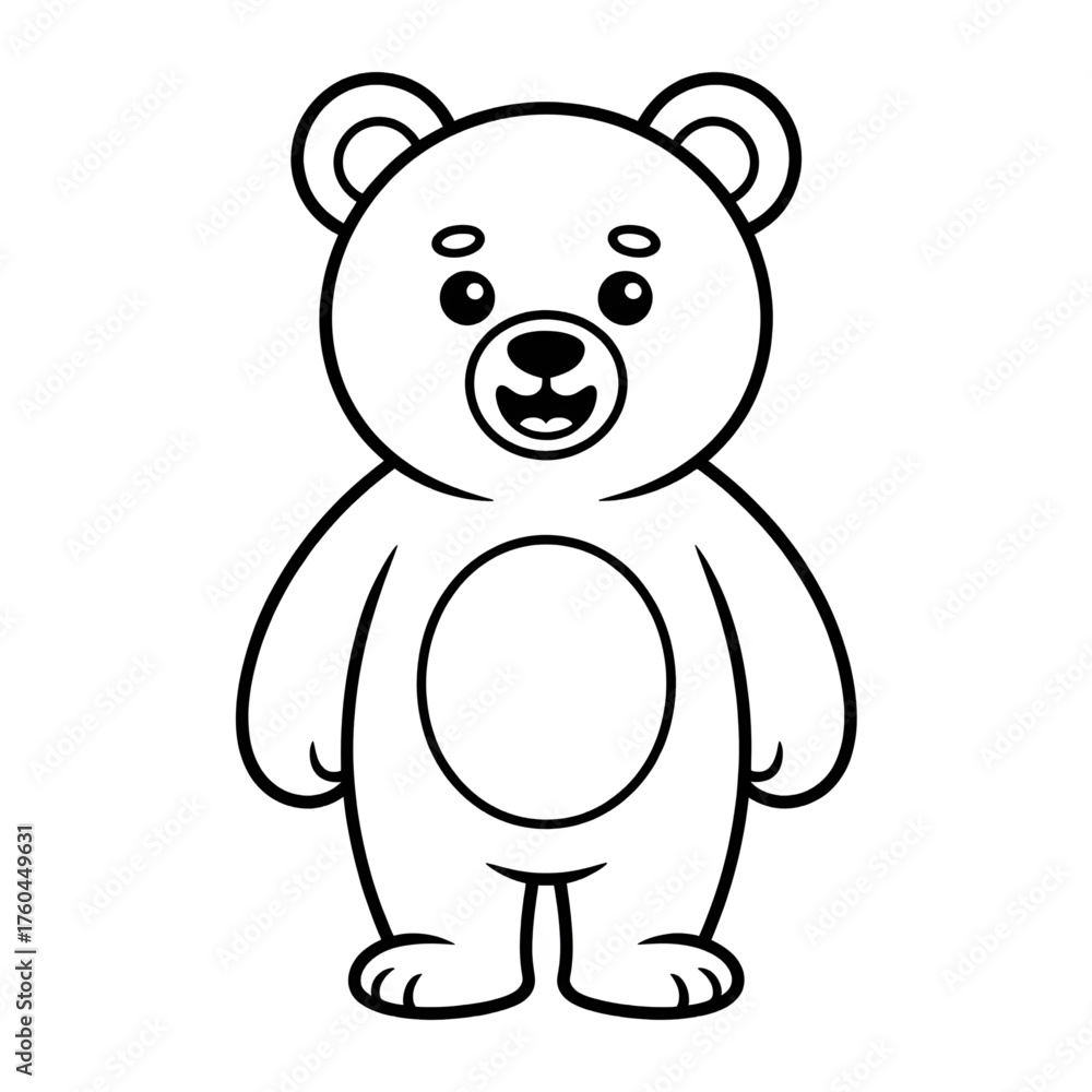 Naklejka premium Adorable Teddy Bear Collection and Soft Toy Designs