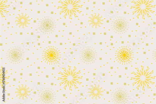 An earthy bohemian style with muted metallics, hand-drawn linework, and natural textures, ideal for cozy New Year gatherings and artisanal products.