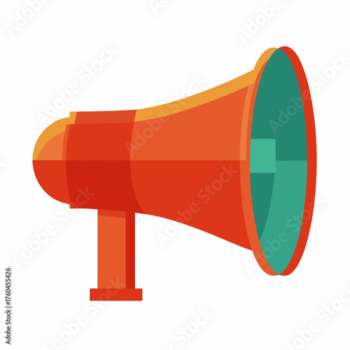 Elegant Megaphone Icon in Minimalist Design