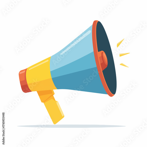 Silhouette of Vintage Megaphone Icon