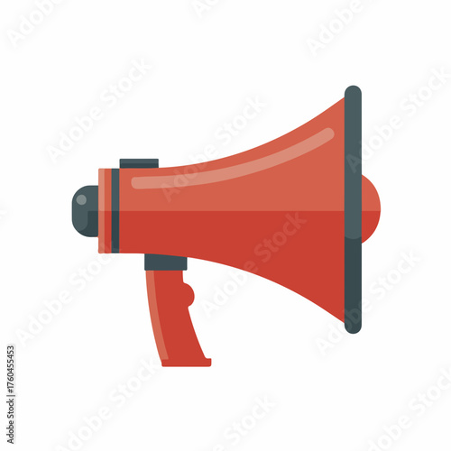 Megaphone Classic Flat Vector Icon Design