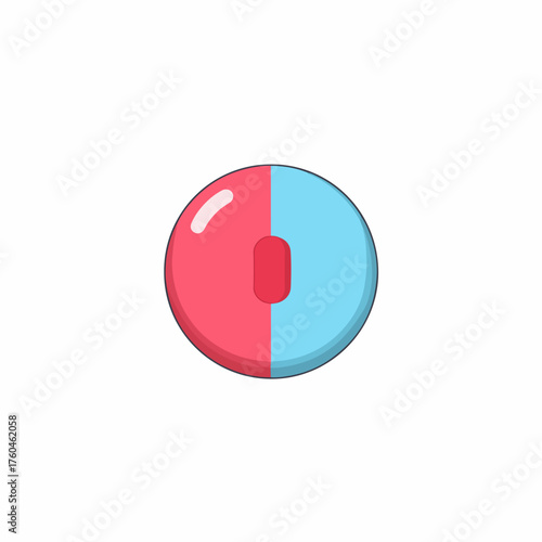 Vibrant Pause Button Vector Icon