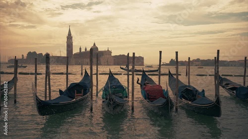 gondolas in venice italy