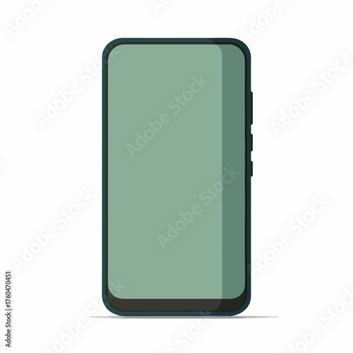 Modern smartphone flat vector icon design