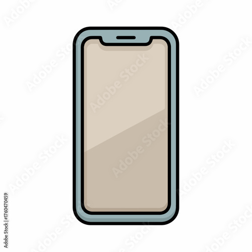 Minimalist Smartphone Outline Icon