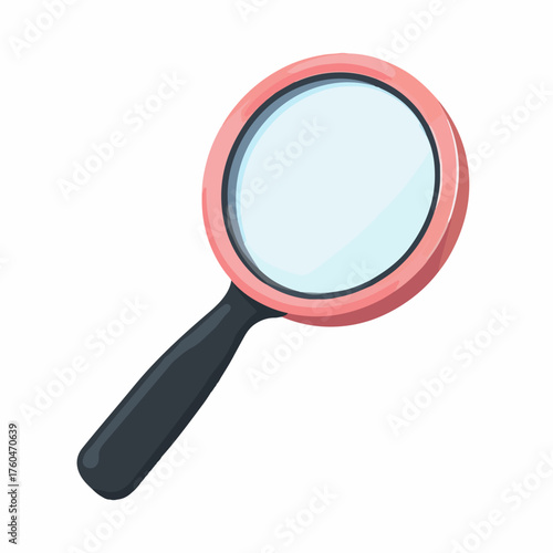 Sleek Search Magnifier Icon Design