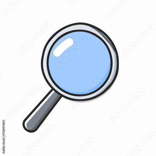 Search Magnifier Bold Vector Icon