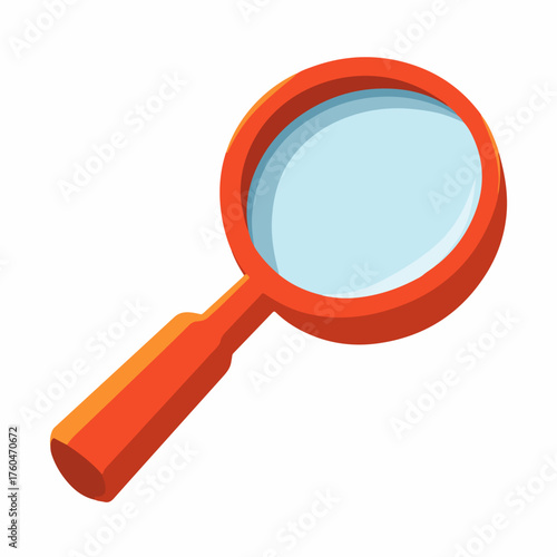 Bold Search Magnifier Vector Icon