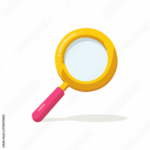 Bold Search Magnifier Vector Icon