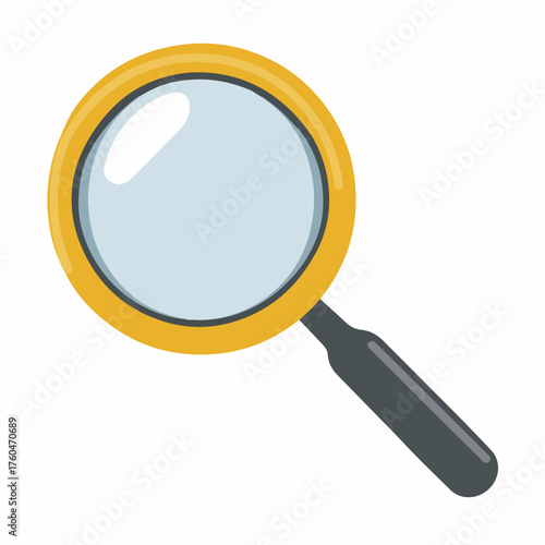 Search Magnifier Bold Vector Icon Design