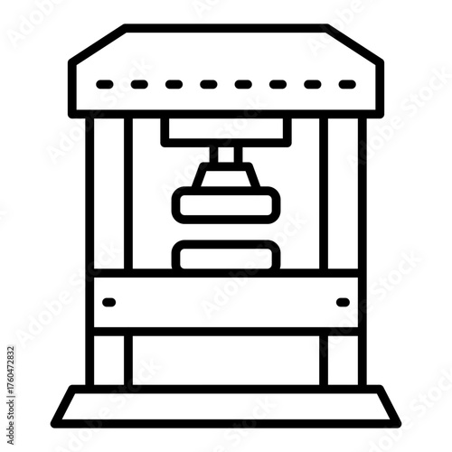 Hydraulic press Icon