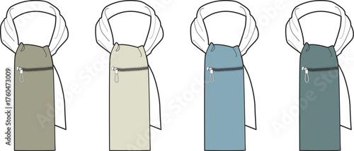 Fashionable Skirt Sketches A Variety of Style Options for Custom Design